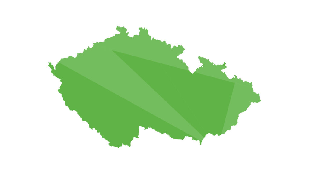 Deutschlandkarte Grün